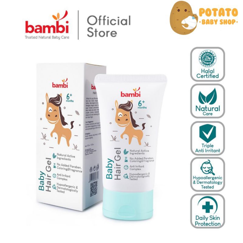 Bambi Baby Hair Gel - Gel Rambut Anak