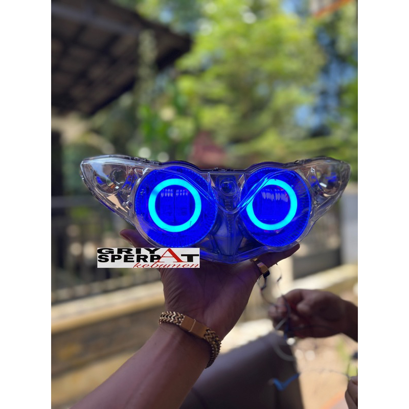 LAMPU DEPAN DAYMAKER LED JUPITER Z BURHAN BURUNG HANTU