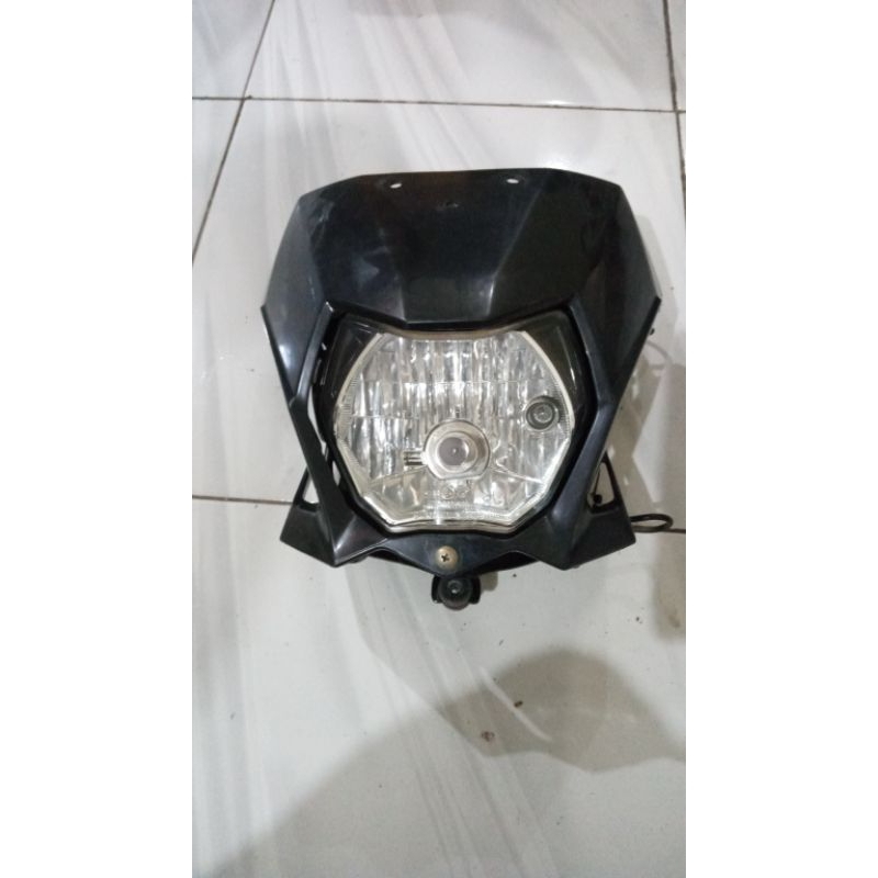 Batok lampu depan headlamp set speedometer braket KLX Dtracker 150 ori original