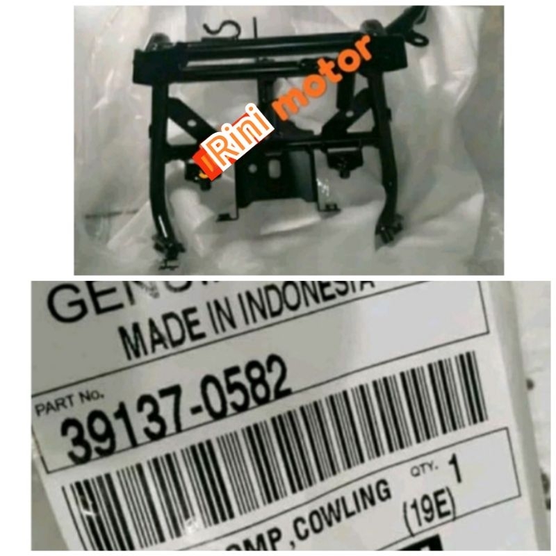 breket lampu depan ninja rr mono original