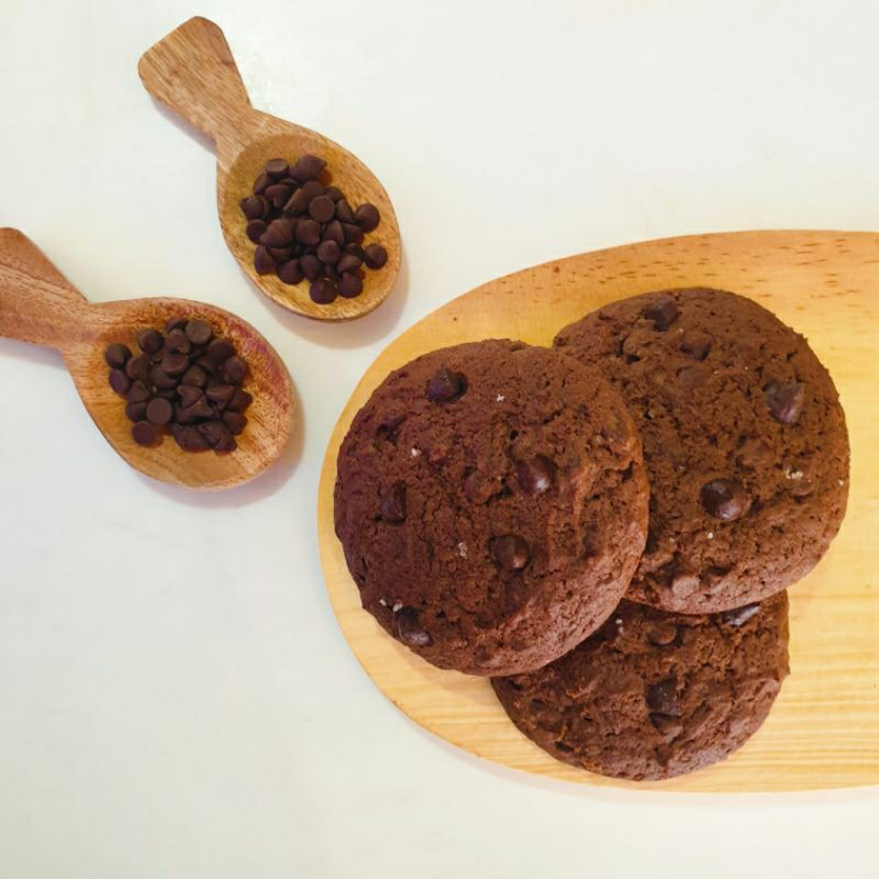 

Double Chocolate Soft Cookies (Gluten Free & No Added Refined Sugar)/ Medium Size Isi 7 pcs