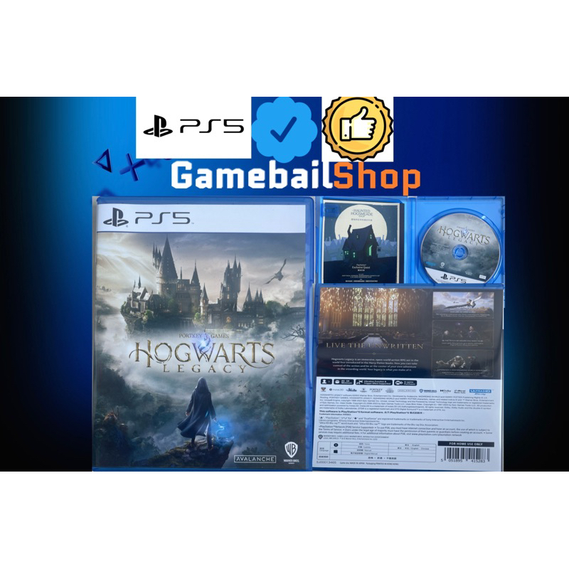 Hogwarts Hog Warts Legacy PS5 Game ( Reg 3 Asia / 2 Eur / English ) Kaset Game BD PS5 FISIK