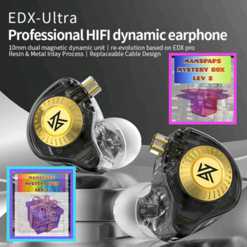 KZ EDX ULTRA WITH MIC IN EARPHONES BASS HIFI UPGRADE KZ EDX KZ EDX PRO