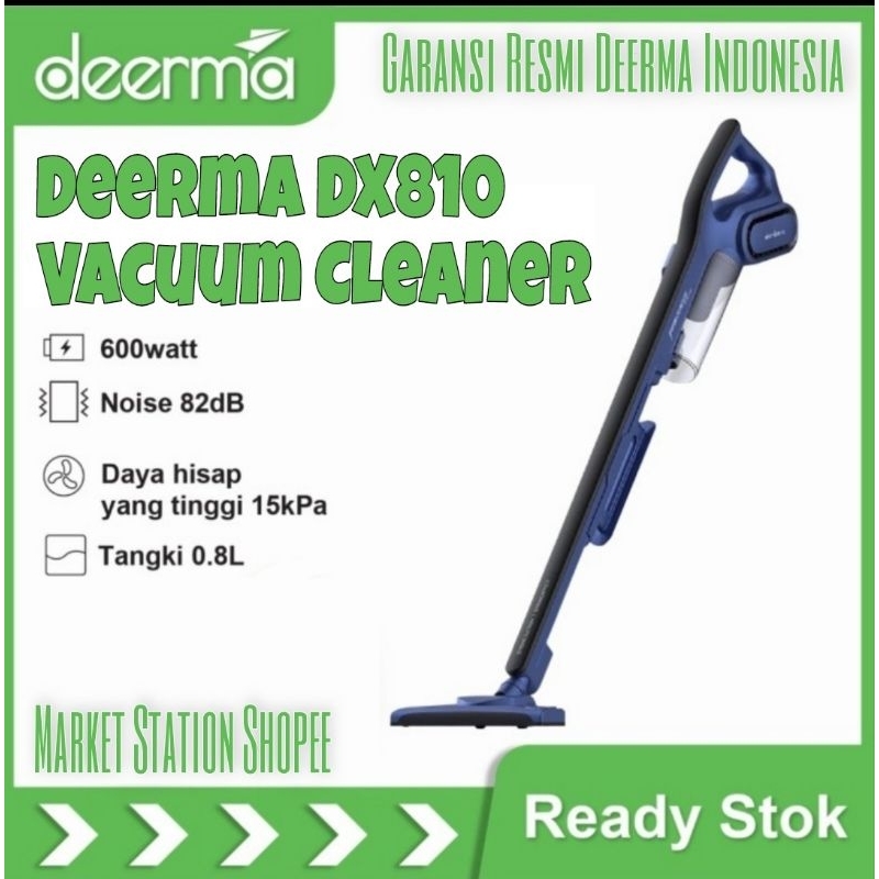 Deerma DX700 DX700S DX810 2 in 1Handheld Vacuum Cleaner Penghisap Debu Daya Hisap Kuat