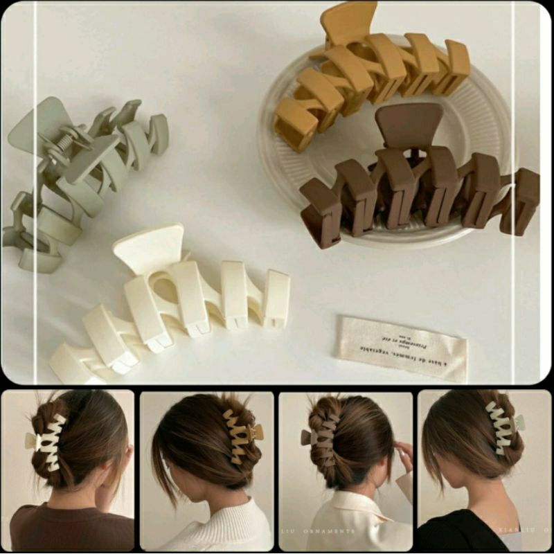 JEDAI ZIGZAG DOFF JUMBO ALA KOREA JEPIT RAMBUT PREMIUM