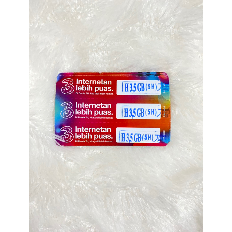 VOUCHER TRI 3,5 GB 5 HARI
