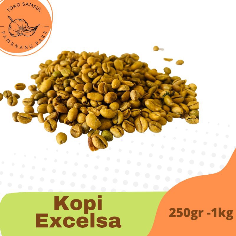 

Kopi Excelsa | Excelsa Wonosalam | Green Beans Excelsa | 250gr, 500gr, 1kg