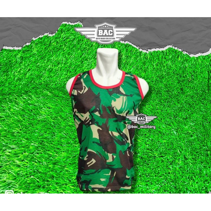 singlet loreng tni