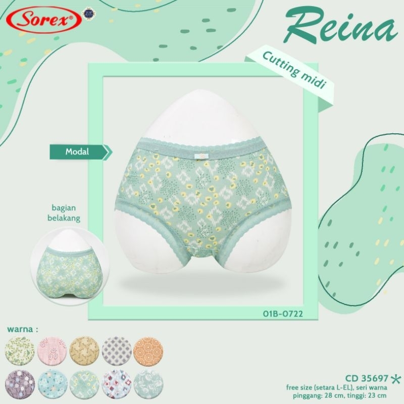 Sorex celana dalam wanita midi 35697(Reina) allsize L - XL