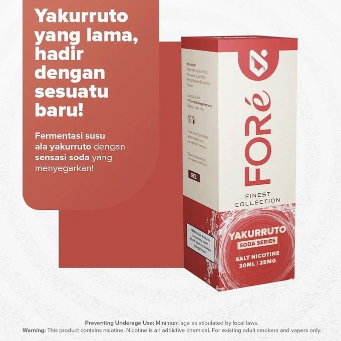 Fore Yakurruto Soda Series Salt Nic 30ML by DJI