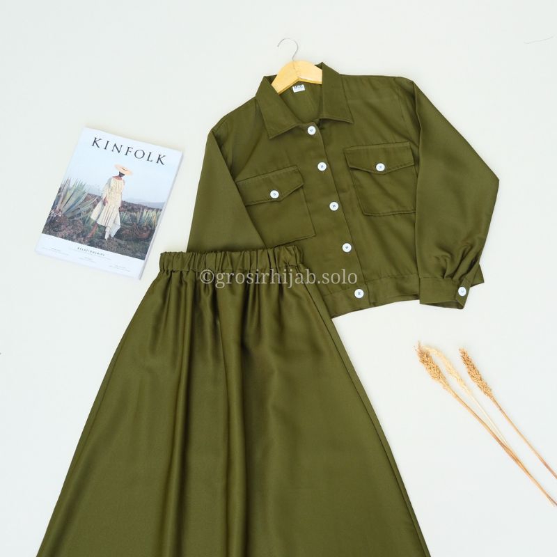 ONE SET DERMA TOYOBOYO ONE SET KEKINIAN ONE SET ABG GAMIS | GAMIS TERBARU