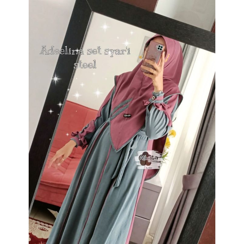 Adeelina Set Syar'i by Athata | Gamis Set Adeelina by Athata | Gamis Set Athata