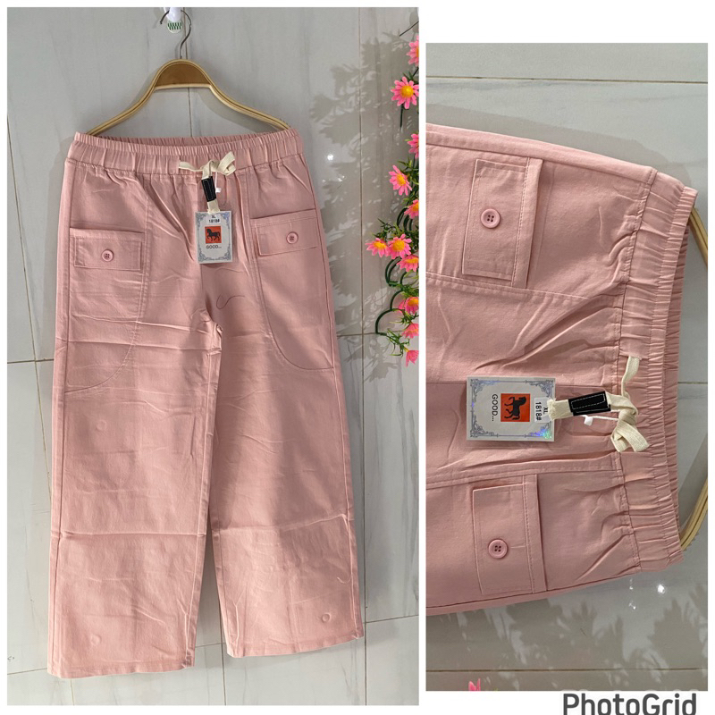 celana kulot wanita soft jeans import size XL,3XL,5XL &amp; 7XL