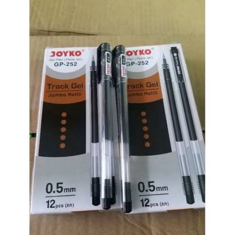 

[BOX ISI 12] PULPEN JOYKO GP-252 0.5 MM / GEL PEN / BALLPOINT / PULPEN CAIR