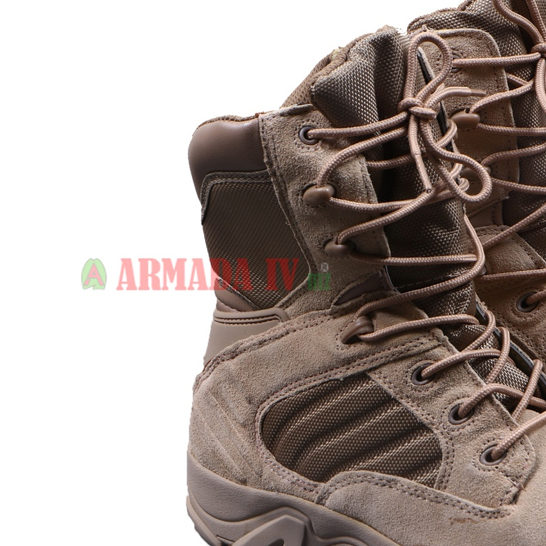 Sepatu Tactical DELTA Tinggi Krem Import Tactical Boots