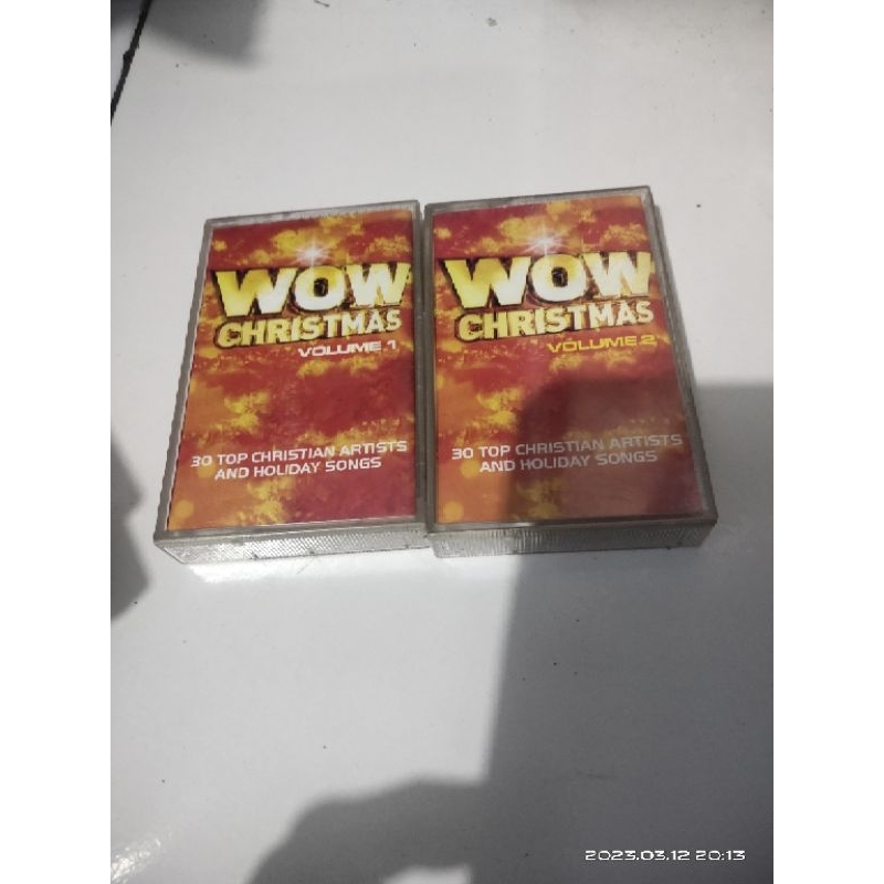 kaset pita wow christmas vol 1 &amp; 2