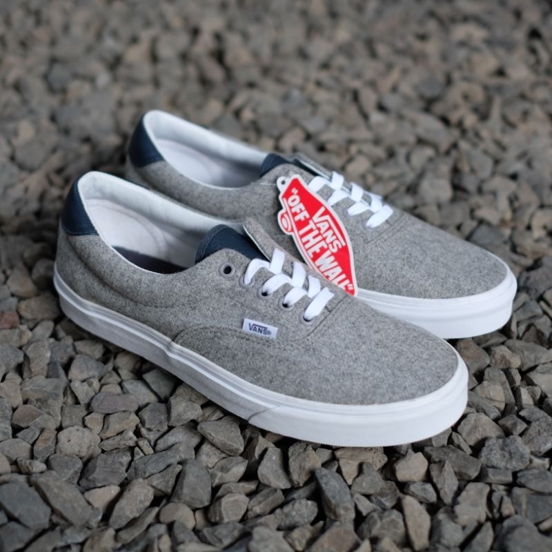 [BACA DESKRIPSI] VANS ERA 59 VARSITY GREY TRUE WHITE
