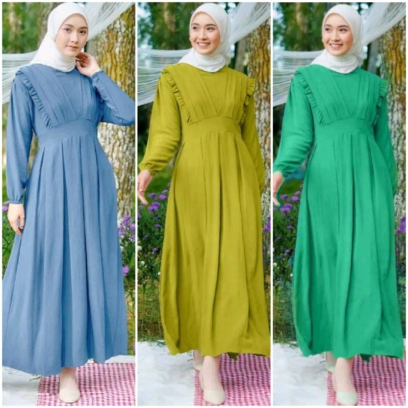 BISA COD GALERIAZKIYQ GAMIS PESTA/ GAMIS BRIDEMAIDS/ DRESS SYARI FORMAL/ GAMIS KONDANGAN/ GAMIS REMP