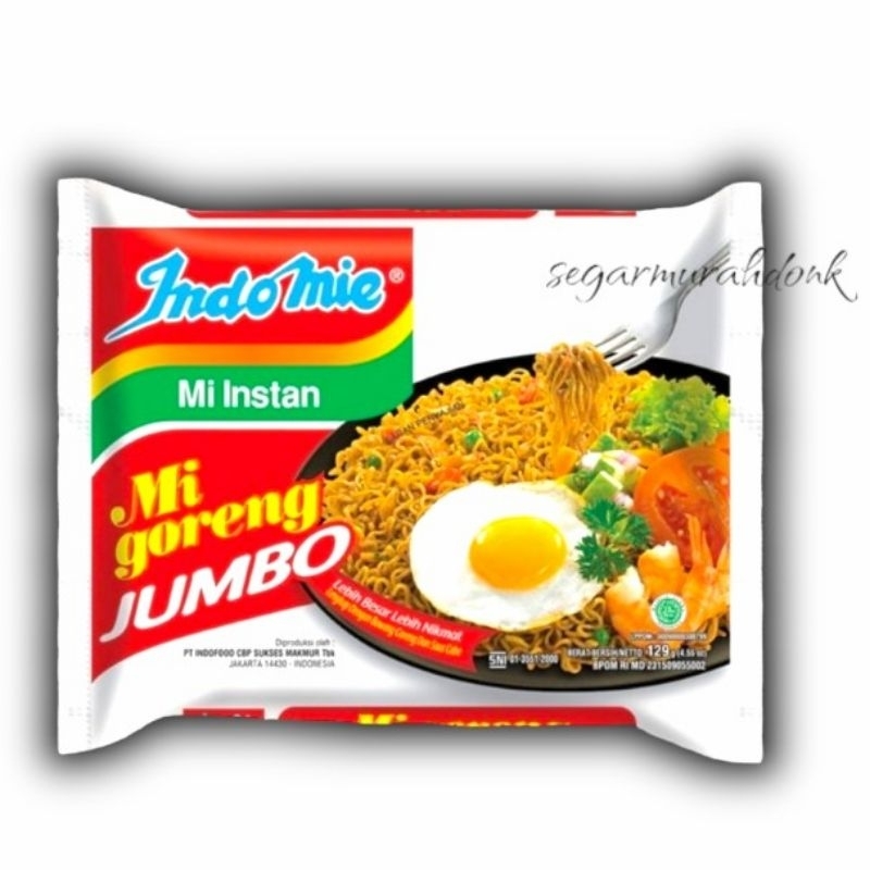 

INDOMIE GORENG JUMBO mi instan 1 pcs / Satu an