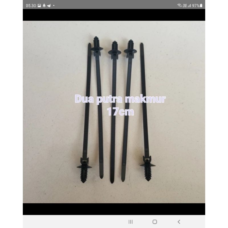 Nylon plastik pengikat Kabel klip panah/ Insuloc kabel body ties