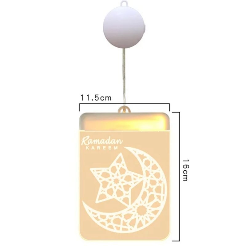 READY Lampu Tirai/Lampu Hias LED Motif Bulan Bintang 3.5 Meter Lampu Tumblr