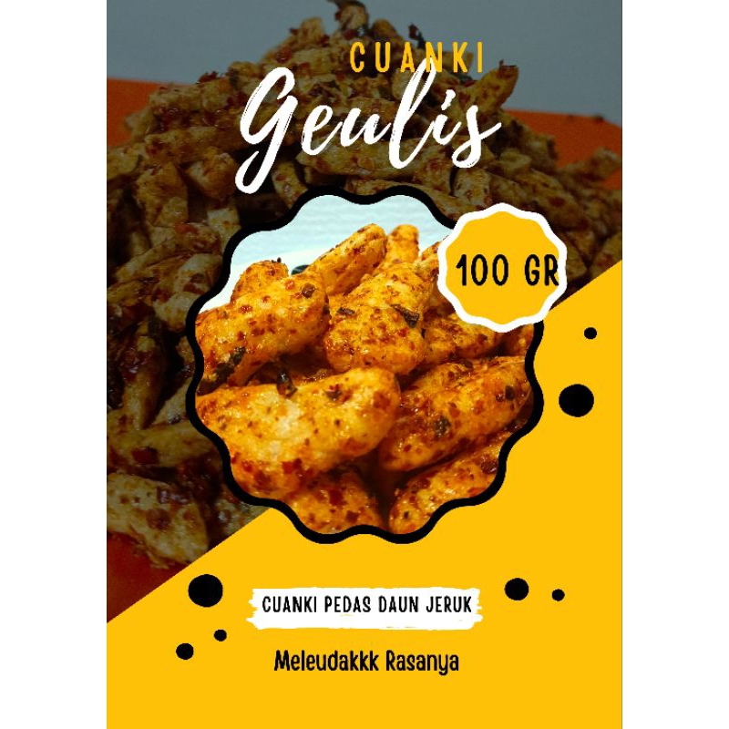 

Cuanki Pedas Daun Jeruk 100 gr