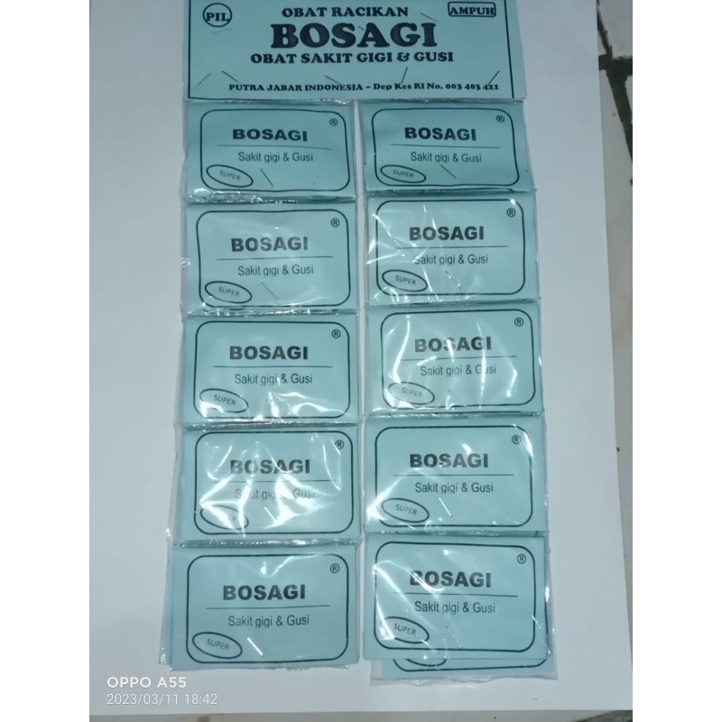 

BOSAGI - Obat sakit gigi dan gusi *ORIGINAL