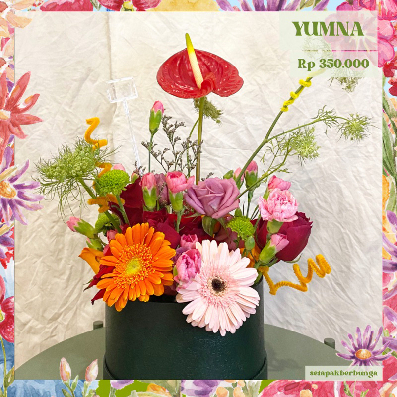 

PO HAMPERS LEBARAN - BUNGA SEGAR - YUMNA UKURAN MEDIUM