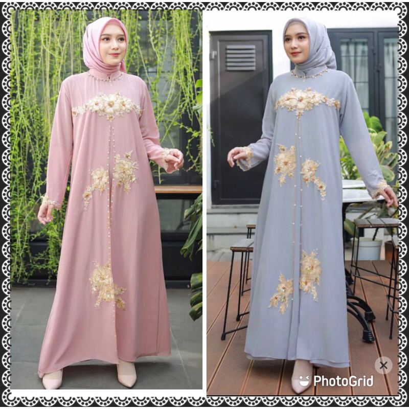 TERBATU KAFTAN SALMA + GRATIS INNER || KAFTAN LEBARAN