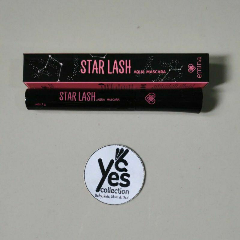 Emina Mascara 5 gr Star Lash Aqua Make up Mata Eye Perawatan Kecantikan Maskara