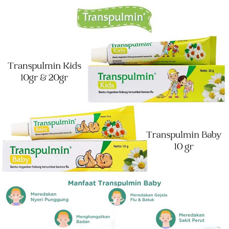 TRANSPULMIN BB BABY / KIDS Balsam Bayi Anak 20 Gr / 10 Gr Balsem bayi balsem anak