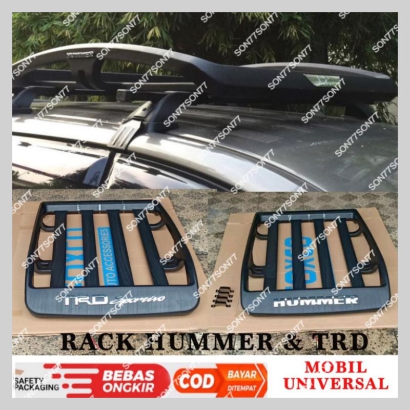 Roof Rack Hummer TRD Sportivo Rak Atas Mobil Universal Avanza Xenia Fortuner Rush Innova Calya Sigra