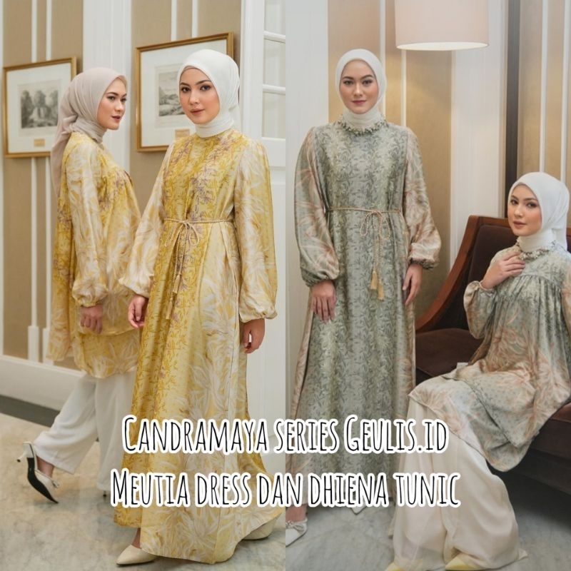 CANDRAMAYA series Meutia Dress Dhiena Tunik Tunic by Geulis / Geulis.id