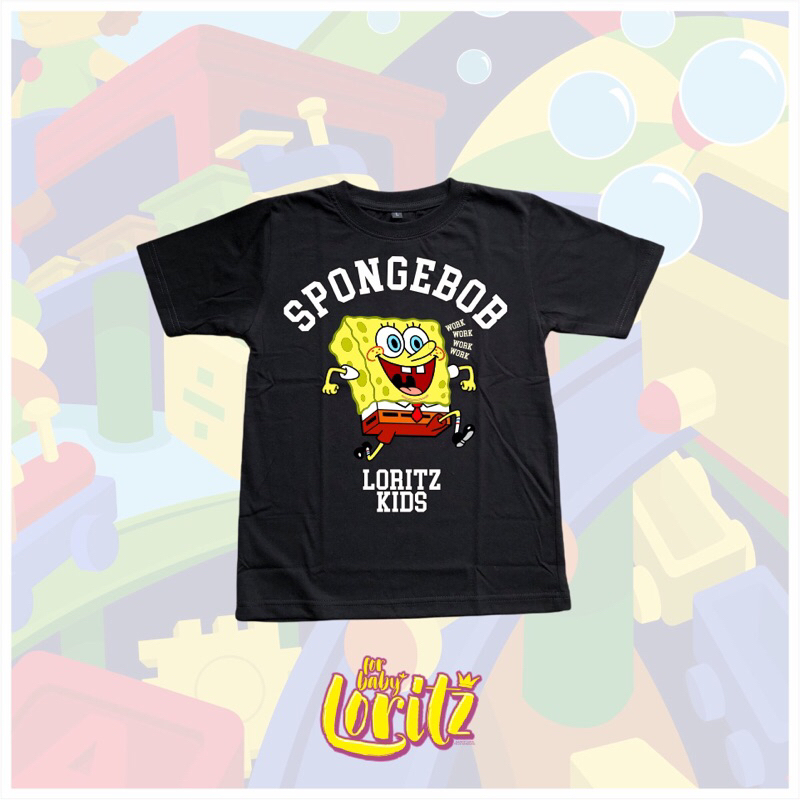 KAOS ANAK / Dewasa Spongebob  Tshirt