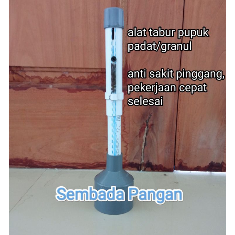 Alat tabur pupuk padat/granul untuk jagung, brokoli, kubis dll