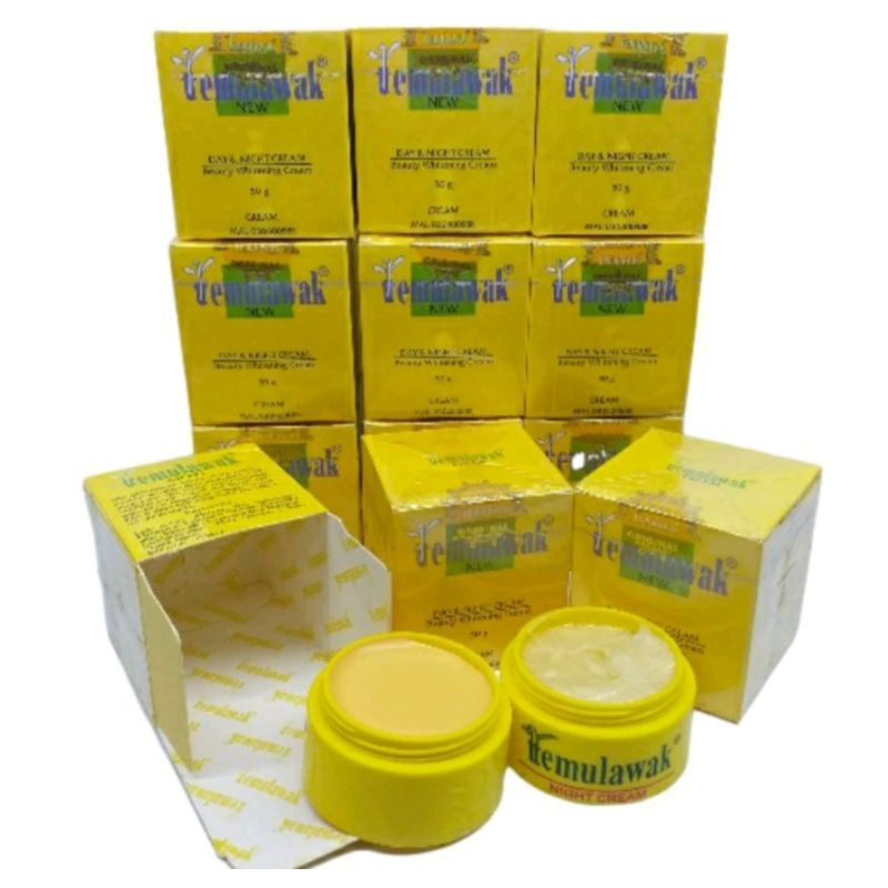 (Temulawak)Paket Cream Temulawak original 5in1/Paket Temulawak whitening original lengkap 5in1