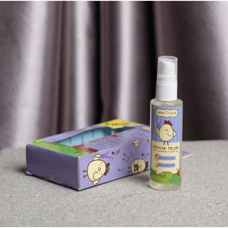 Bebe Roosie Minyak Telon Spray 60 ml Dengan Lavender &amp; Olive Oil