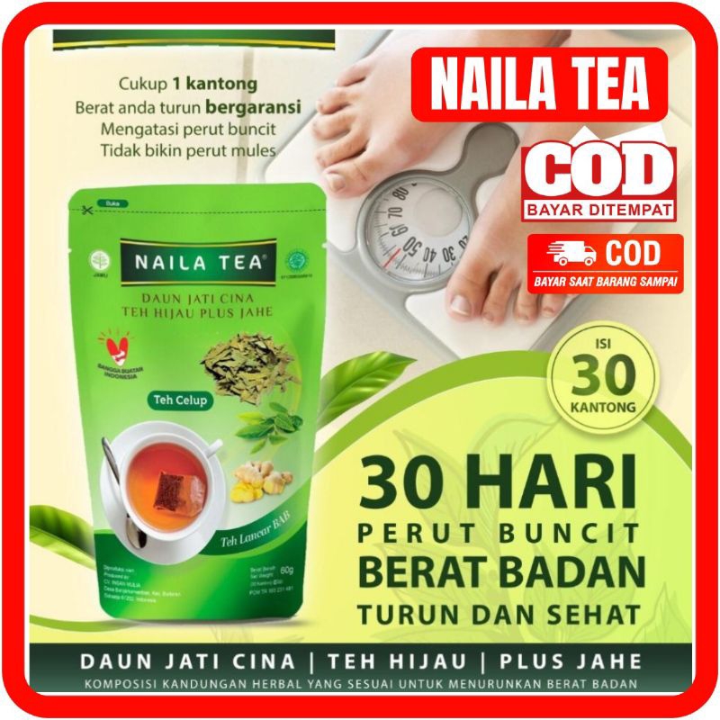 

NAILA TEA MINUMAN TEH PELANGSING DIET MINUMAN PELUNTUR LEMAK NAILA TEA NAILA TEH DAUN JATI CINA GREEN TEA
