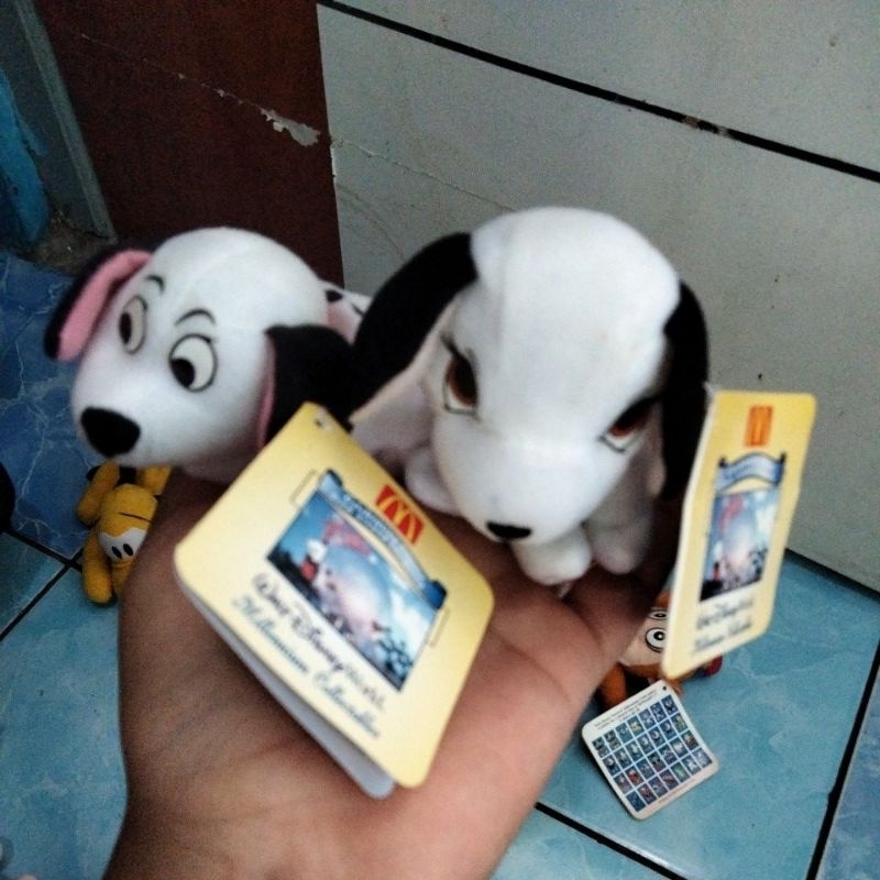 boneka kecil Disney mcd lucky Jewel 1001 guguk anjing dalmation