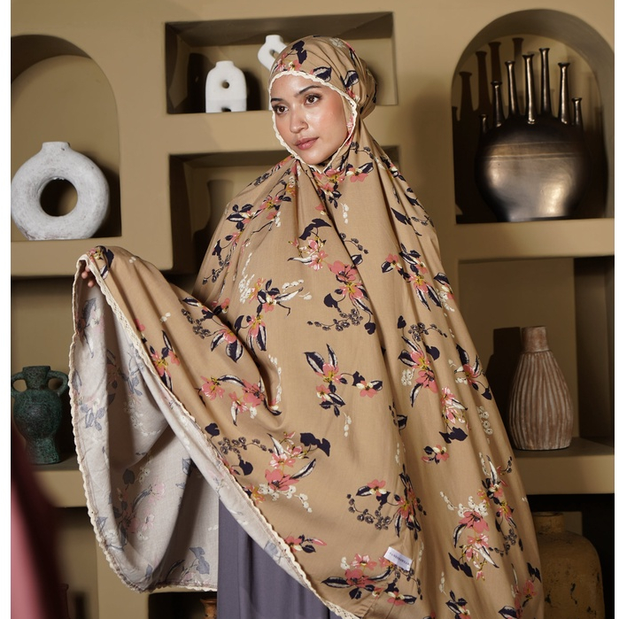 Vanesha Wear - Mukena katun rayon motif