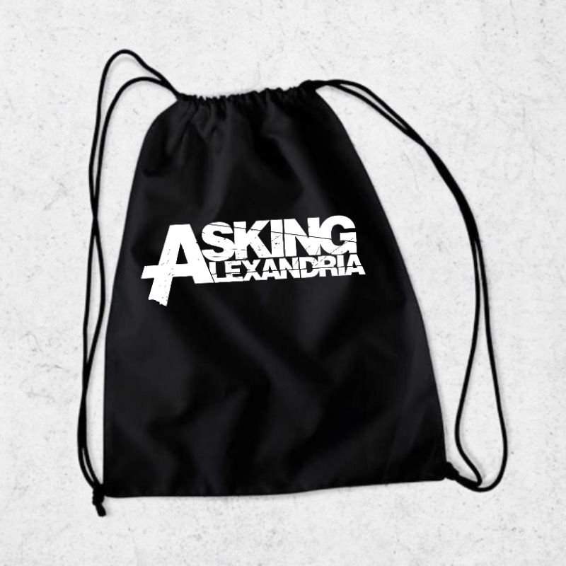 TAS SERUT ASKING ALEXANDRIA KANVAS /TAS GENDONG PRIA WANITA /STRINGBAG GENDONG WANITA /TAS RANSEL PRIA WANITA /TAS GENDONG MURAH