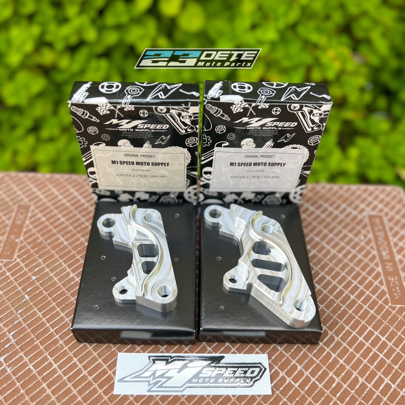 breket kaliper cnc RCB / nissin samurai 2 buat bottom shock Jupiter z / fiz r / yamaha 125z / kyb ya