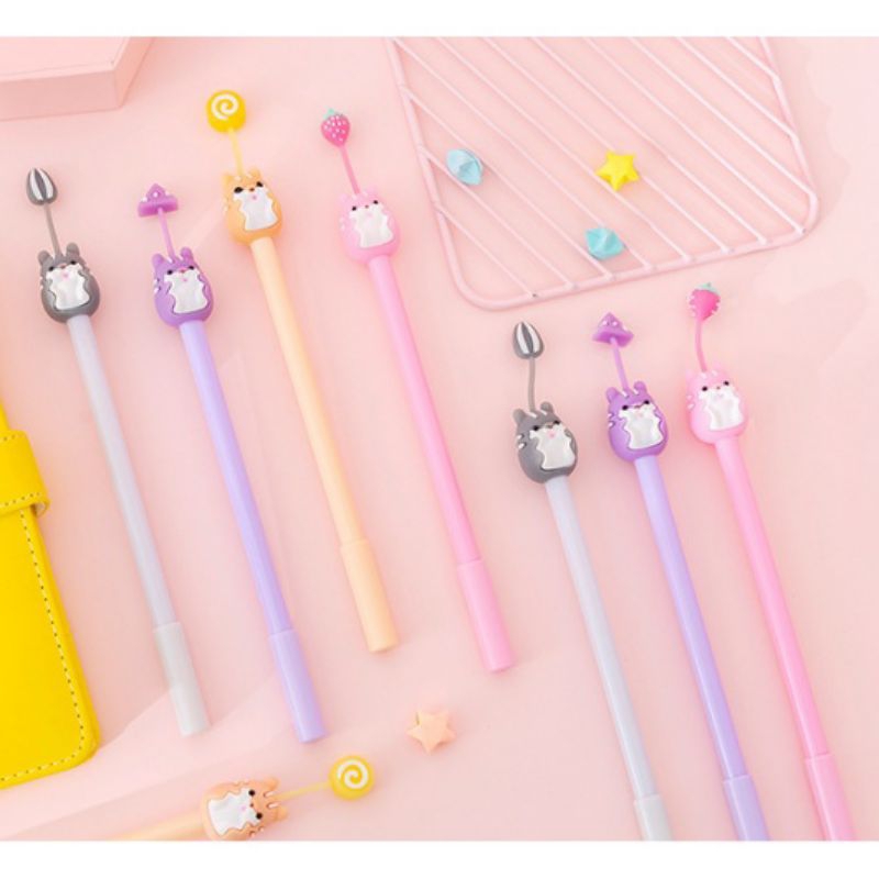 

Pulpen Karakter Boneka Buah Pena Gel Motif Karakter Lucu Pen Cute Student Korean