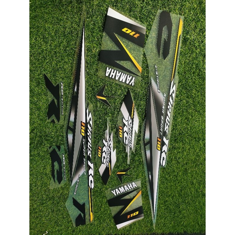 STRIPING TRANSPARAN VEGA NEW R CUSTOM SIRIUS RC 110
