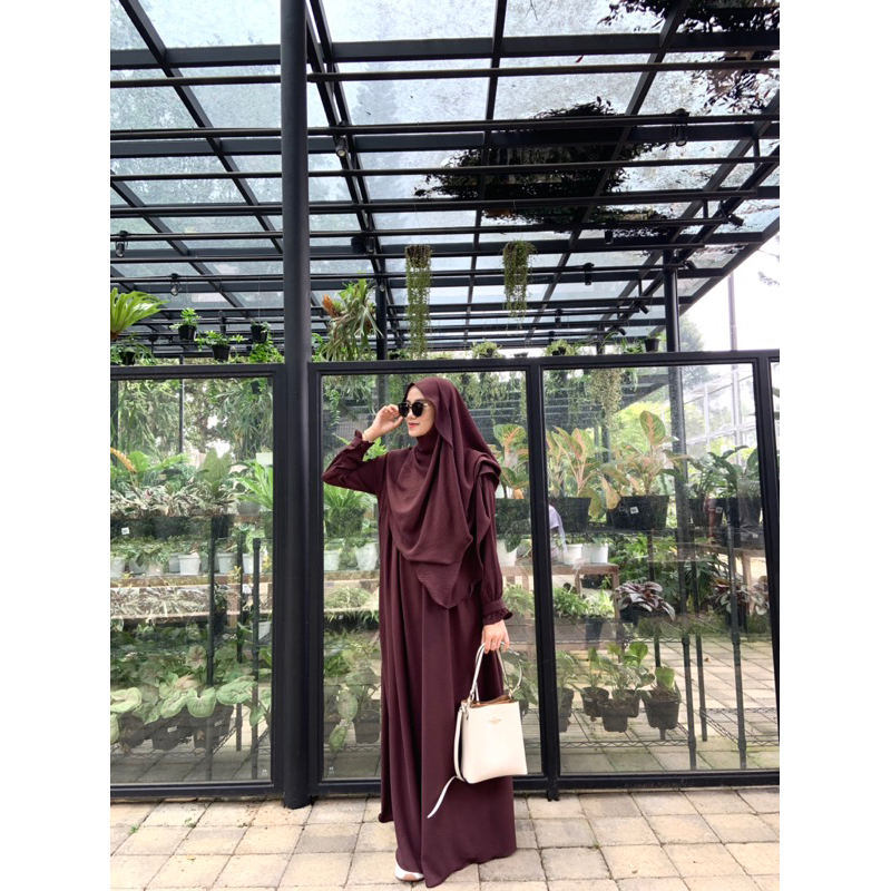 Marwa Set Pasmina Curve Cringkel Premium