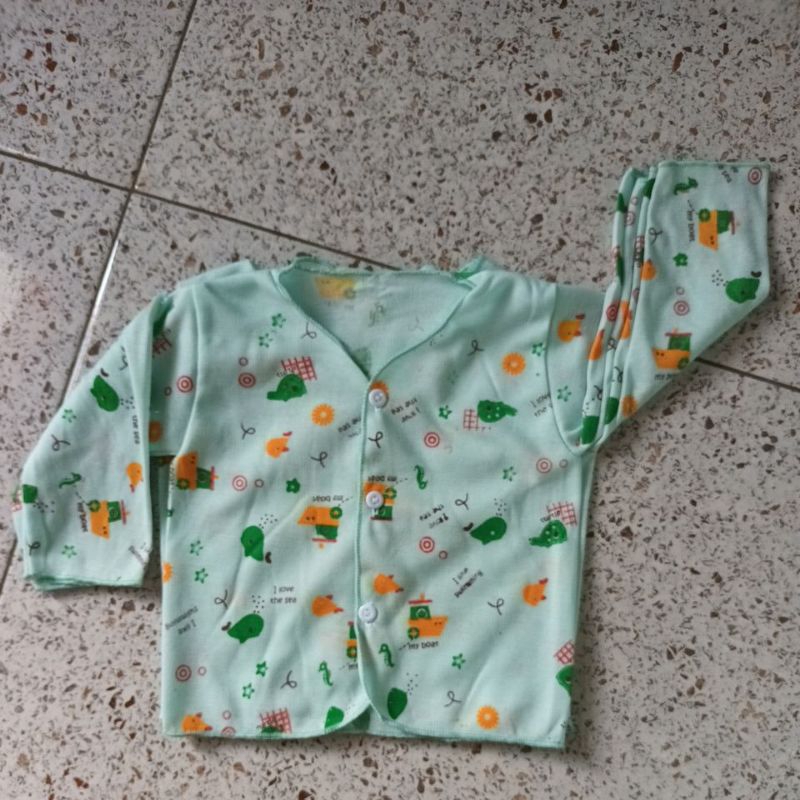 baju bayi tanggan panjang 12 pis 1 lusin (prin)