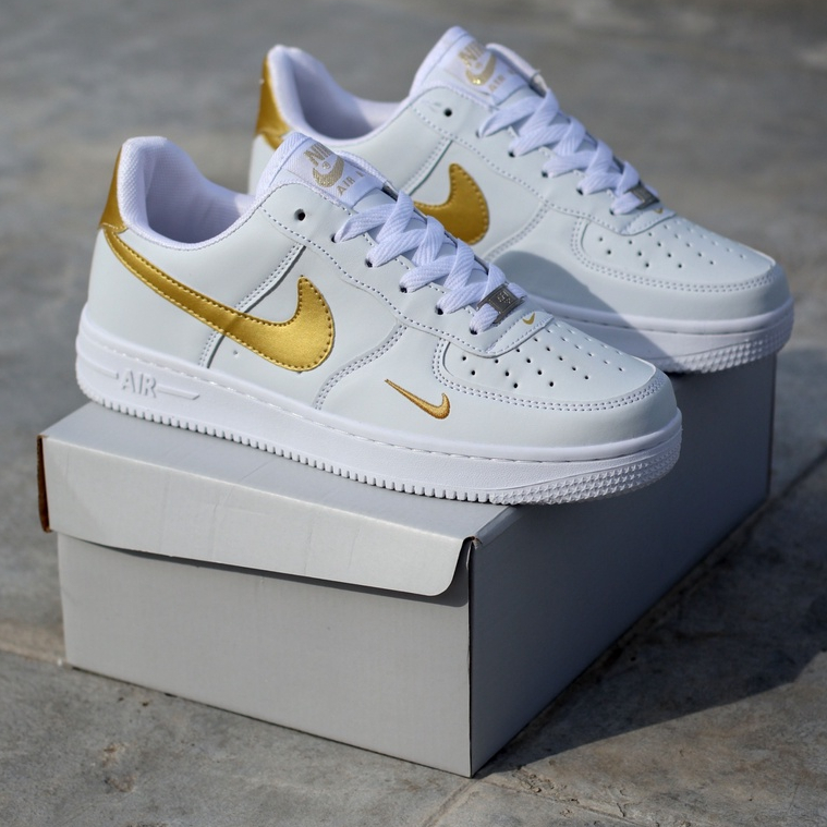 AIR F-1 SWOOSH 4 WHITE GOLD