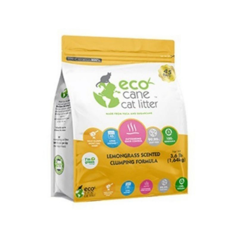 eco cane cat litter 1,64 kg pasir kucing