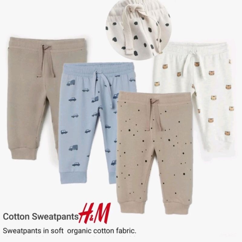 Celana Jogger baby anak HM Original New