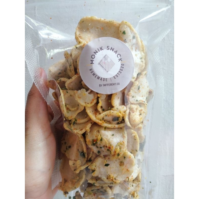 

Basreng Tipis Renyah Pedas Daun Jeruk Monik BEST SELLER